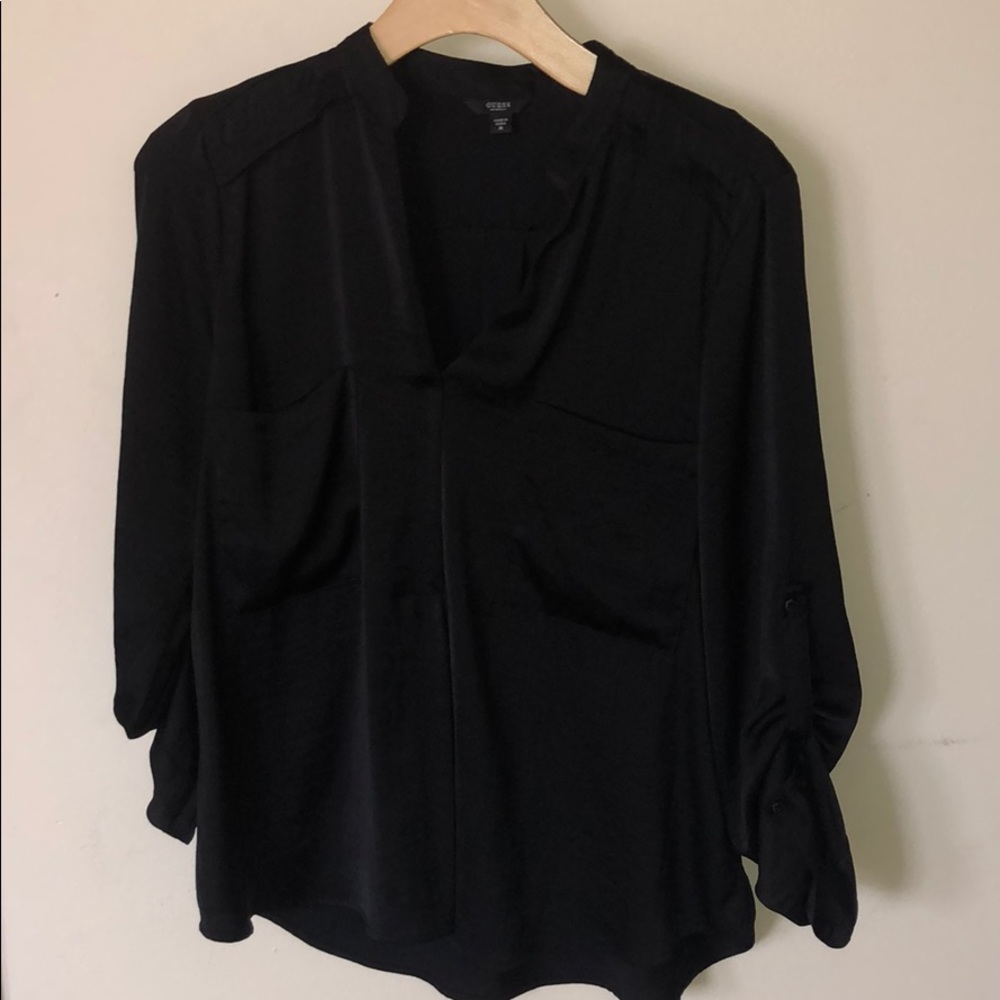 Black shirt dress
